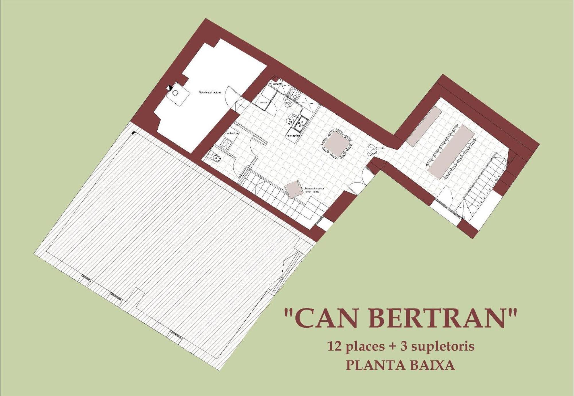 Can Bertran Fornells de la Montaña Exteriör bild